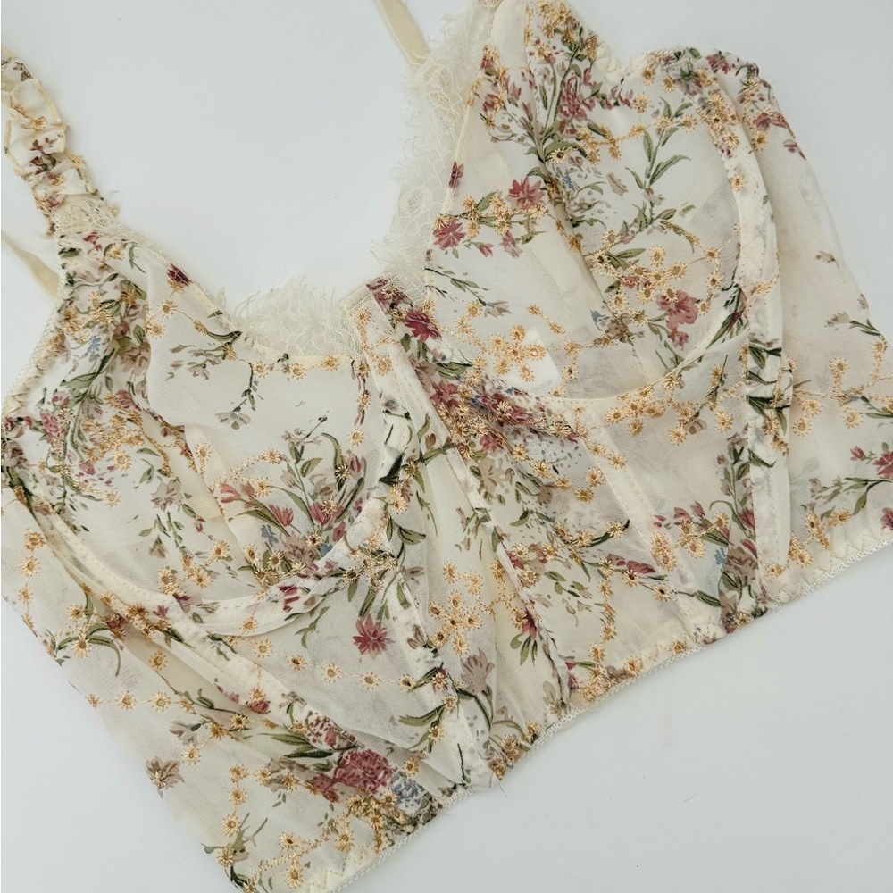 SHEIN longline bralette